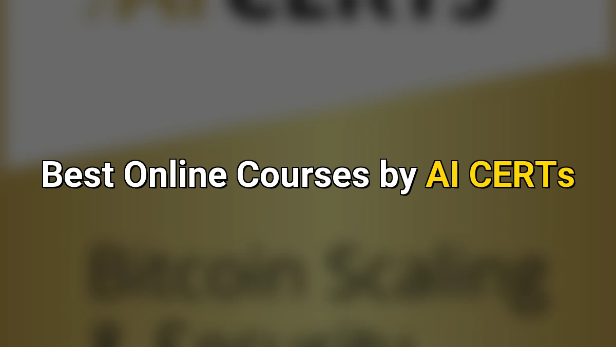 Cover image for Top Online Courses by AI CERTs
