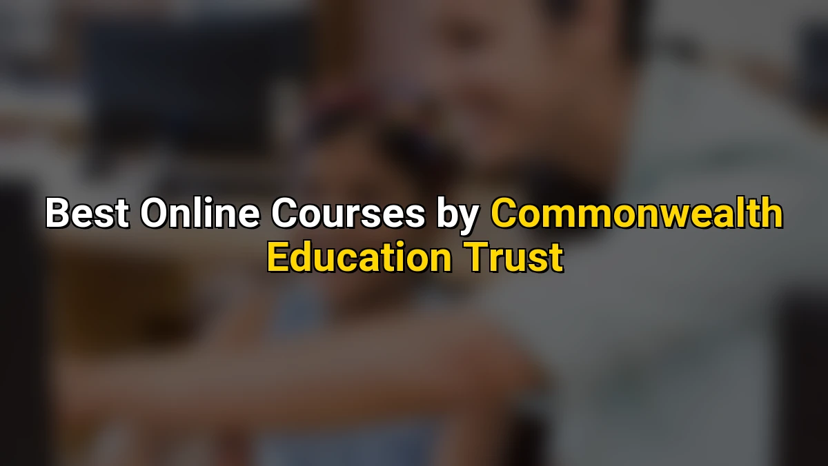 Cover image for Top Online Courses by Commonwealth Education Trust