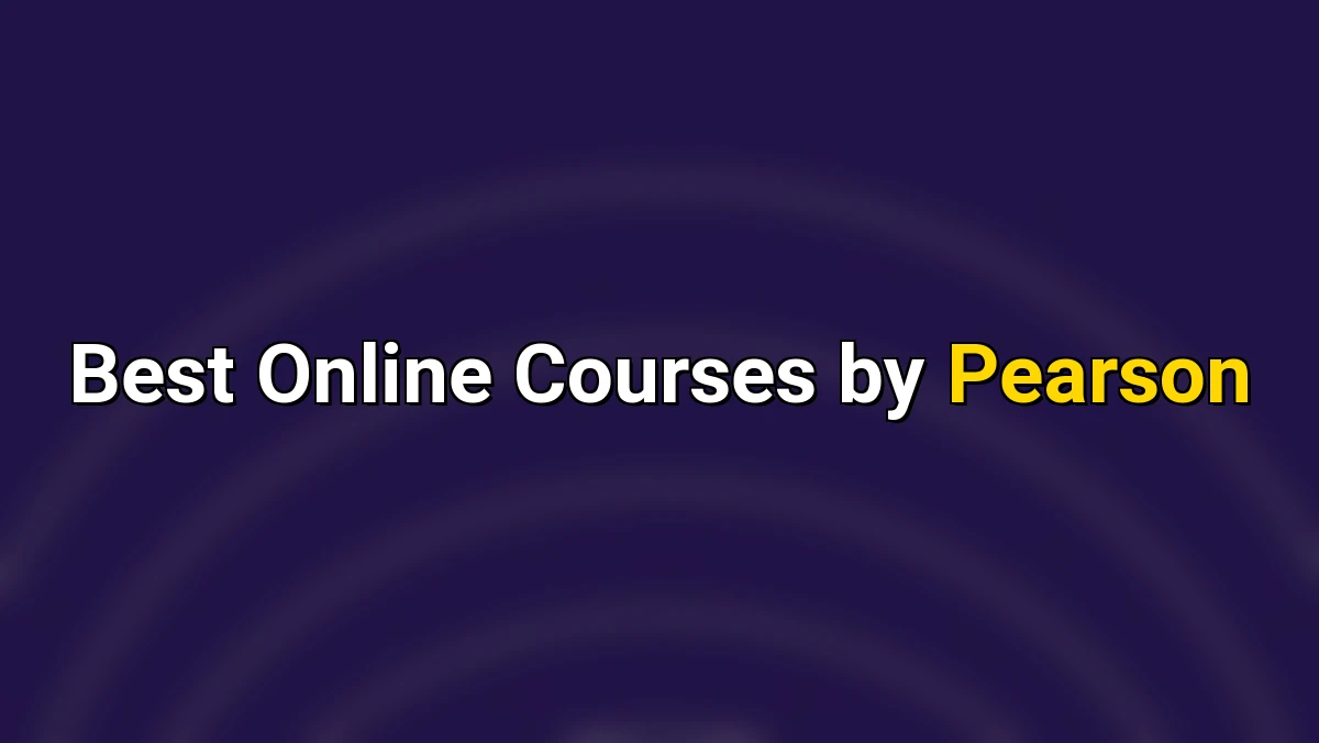 Best Online Courses by Pearson
