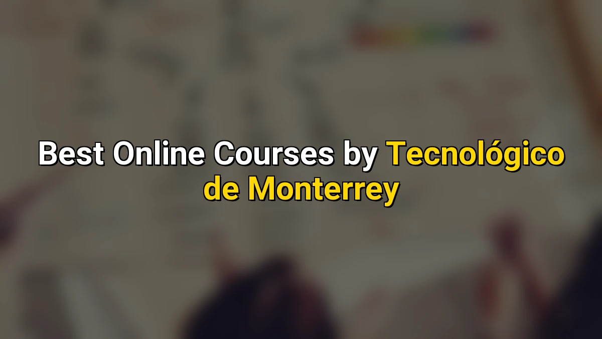 Cover image for Top Online Courses by Tecnológico de Monterrey