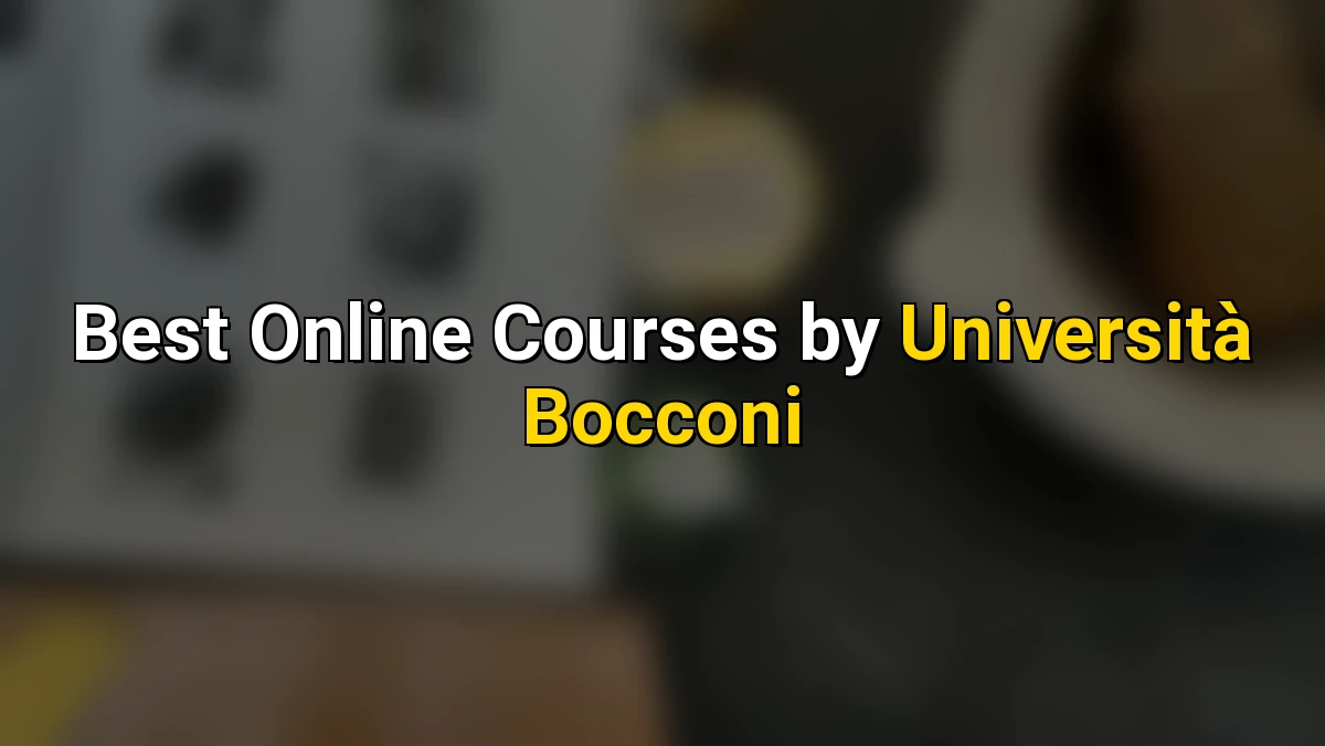 Cover image for Best Online Courses by Università Bocconi