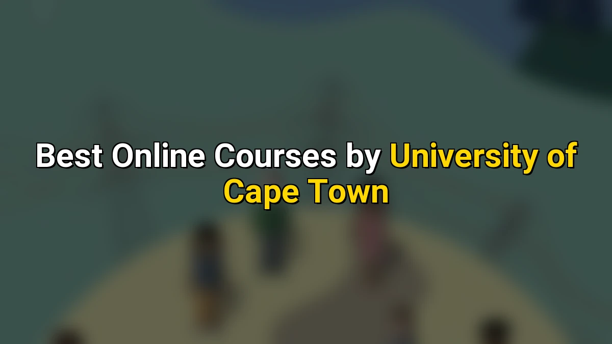 Cover image for Best Online Courses by University of Cape Town