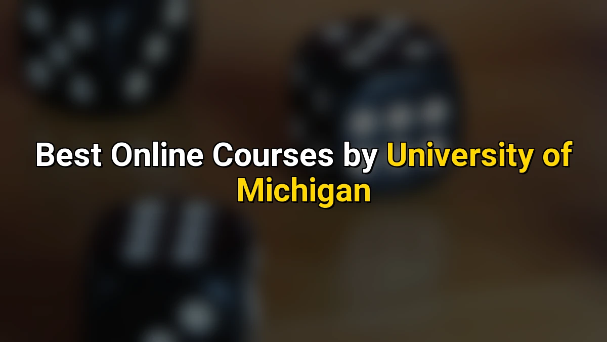 Cover image for Best Online Courses by University of Michigan