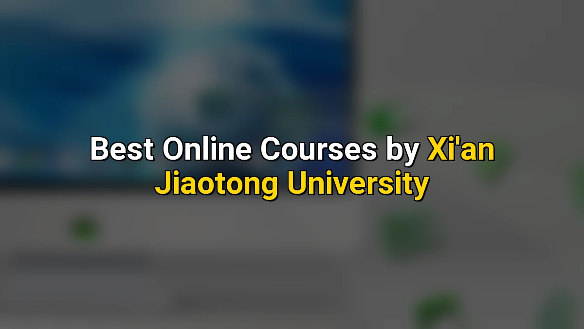 Cover image for Best Online Courses by Xi'an Jiaotong University